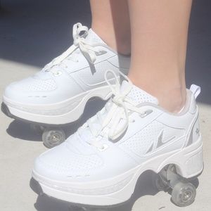 White Roller Skate Shoes